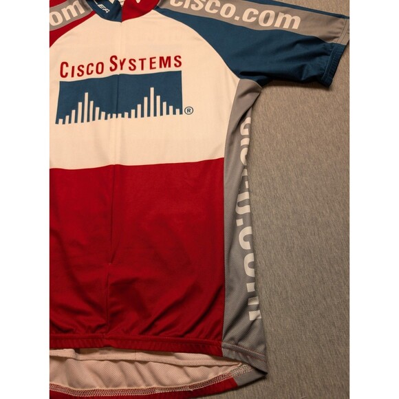 Voler Full Zip Cisco Sytems Made in USA Large Y2K Vintage Tech - Picture 3 of 10